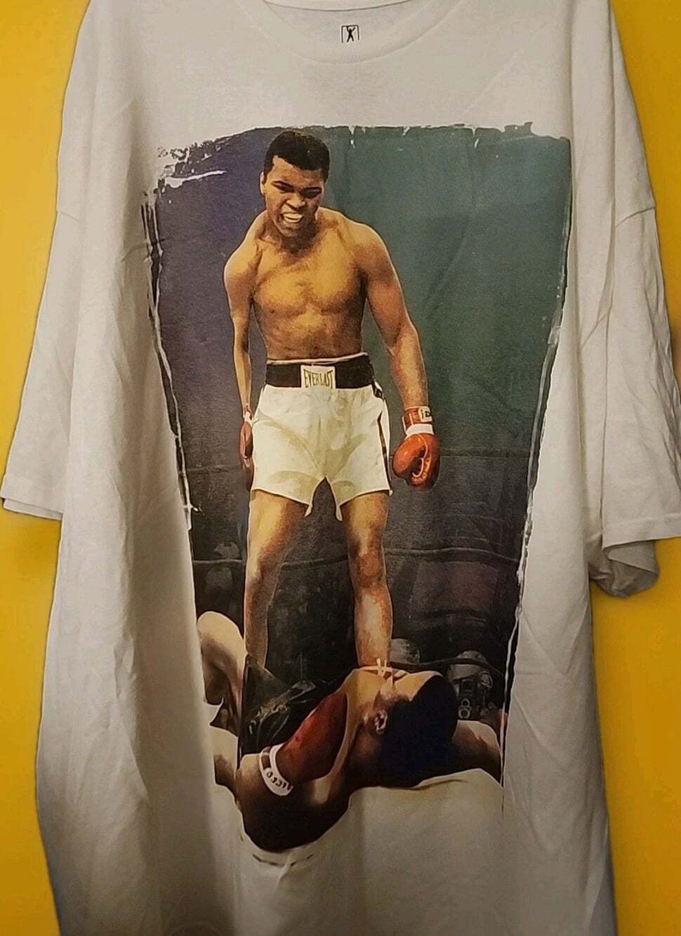 Muhammad Ali Close Up Sonny Liston On The Canvas 1st Round KO Shirt 4XLT A115